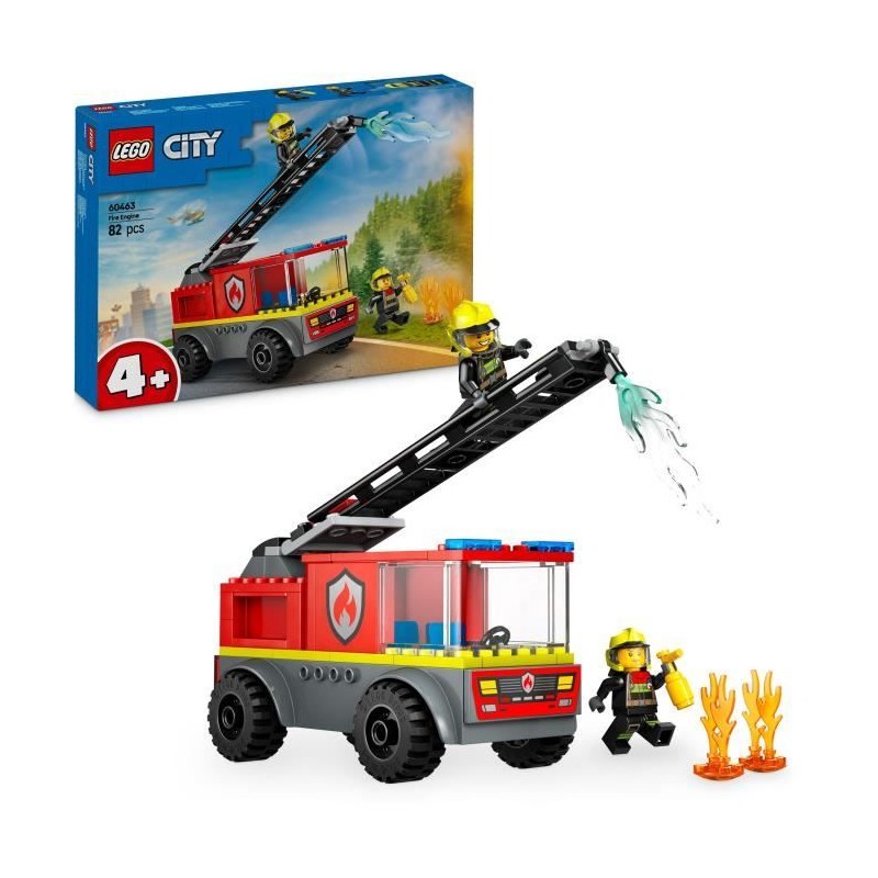 LEGO City 60463 Camion de pompiers avec échelle - Jeu de construction