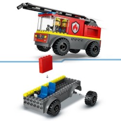 LEGO City 60463 Camion de pompiers avec échelle - Jeu de construction