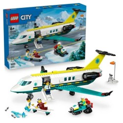LEGO City 60465 L'Ambulance de Secours Aérienne - Jeu de Construction