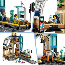 LEGO City 60469 La Gare Centrale - Jeu de Construction pour enfant des