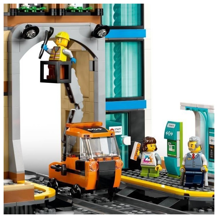 LEGO City 60469 La Gare Centrale - Jeu de Construction pour enfant des 7 ans LEGO City 60469 La Gare Centrale - Jeu de Construction pour enfant des 7 ans
