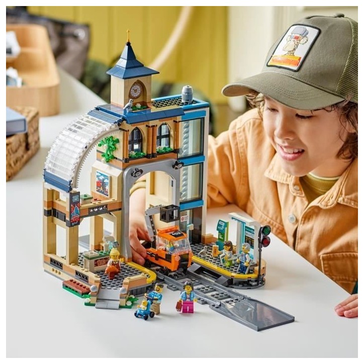 LEGO City 60469 La Gare Centrale - Jeu de Construction pour enfant des 7 ans LEGO City 60469 La Gare Centrale - Jeu de Construction pour enfant des 7 ans