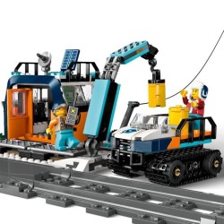 LEGO City 60470 Le Train Express des Explorateurs en Arctique - Jeu po