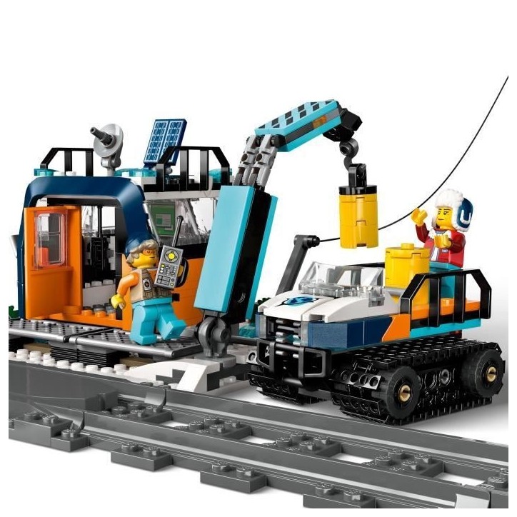 LEGO City 60470 Le Train Express des Explorateurs en Arctique - Jeu pour Garçon des 7 ans LEGO City 60470 Le Train Express des Explorateurs en Arctique - Jeu pour Garçon des 7 ans