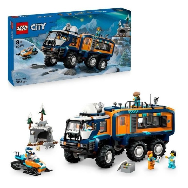 LEGO City 60471 Le Camion Scientifique des Explorateurs en Arctique - Jeu Garçon des 8 ans LEGO City 60471 Le Camion Scientifique des Explorateurs en Arctique - Jeu Garçon des 8 ans