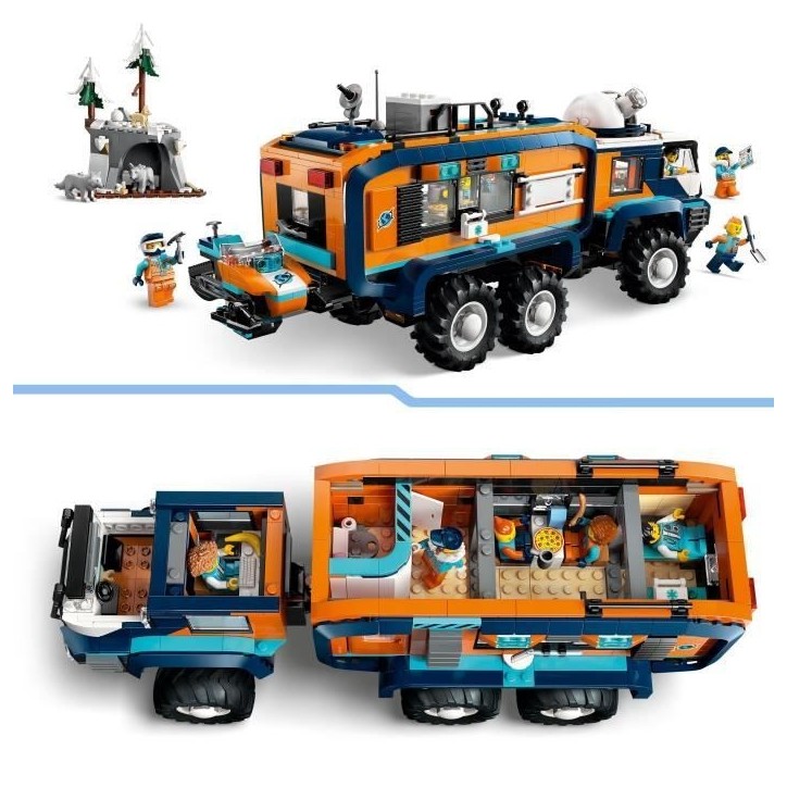 LEGO City 60471 Le Camion Scientifique des Explorateurs en Arctique - Jeu Garçon des 8 ans LEGO City 60471 Le Camion Scientifique des Explorateurs en Arctique - Jeu Garçon des 8 ans