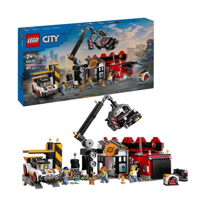 LEGO City 60472 Casse automobile - Jeu de construction pour garçons e LEGO City 60472 Casse automobile - Jeu de construction pour garçons e