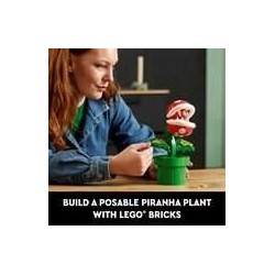 LEGO Super Mario 71426 Plante Piranha, Figurine Articulée avec Tube e