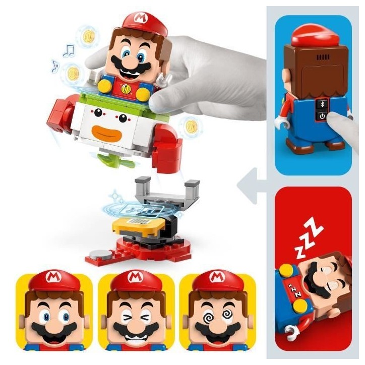 LEGO Super Mario 71439 Les Aventures de LEGO Mario Interactif - Set véhicule et Yoshi