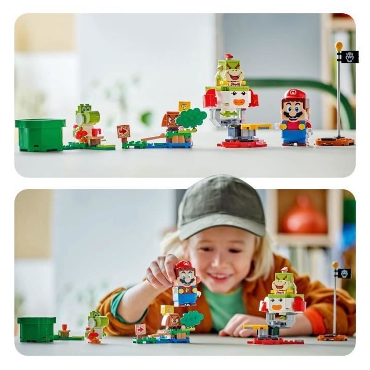 LEGO Super Mario 71439 Les Aventures de LEGO Mario Interactif - Set véhicule et Yoshi