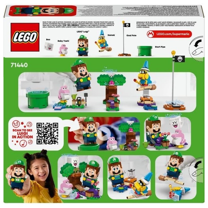 LEGO Super Mario 71440 Les Aventures de LEGO Luigi Interactif - Set - Cadeau Nintendo LEGO Super Mario 71440 Les Aventures de LEGO Luigi Interactif - Set - Cadeau Nintendo