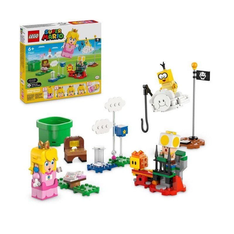 LEGO Super Mario 71441 Les Aventures de LEGO Peach interactive - Jouet LEGO Super Mario 71441 Les Aventures de LEGO Peach interactive - Jouet