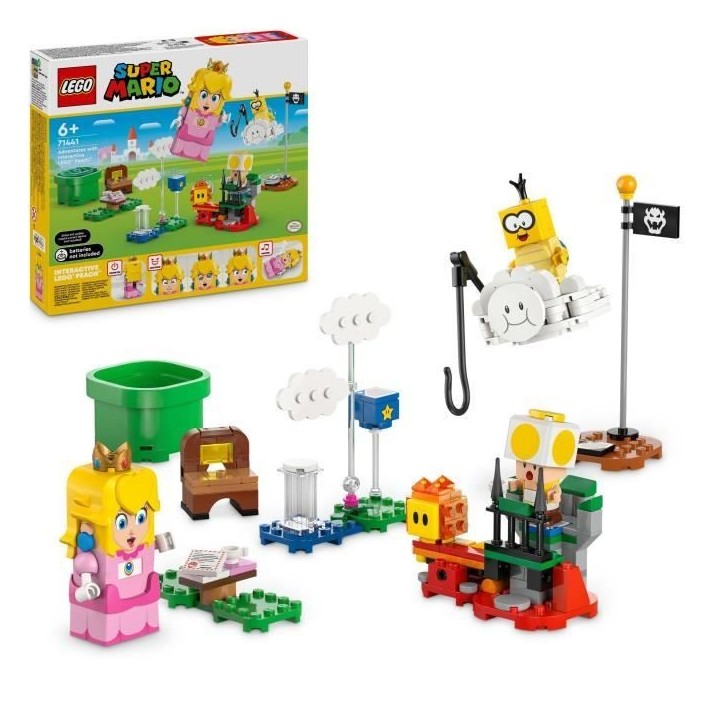 LEGO Super Mario 71441 Les Aventures de LEGO Peach interactive - Jouet de princesse
