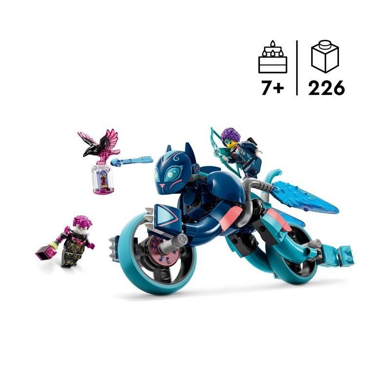 LEGO DREAMZzz 71479 Le Chat-moto de Zoey - Set d'Animal - Moto pour En LEGO DREAMZzz 71479 Le Chat-moto de Zoey - Set d'Animal - Moto pour En