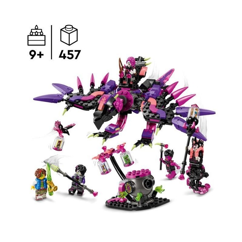 LEGO DREAMZzz 71483 Les Créatures de la Sorciere des Cauchemars - Jou LEGO DREAMZzz 71483 Les Créatures de la Sorciere des Cauchemars - Jou