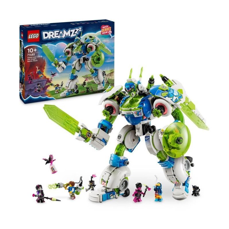 LEGO DREAMZzz 71485 Mateo et Z-Blob, le Robot Chevalier - Jouet avec 4 LEGO DREAMZzz 71485 Mateo et Z-Blob, le Robot Chevalier - Jouet avec 4