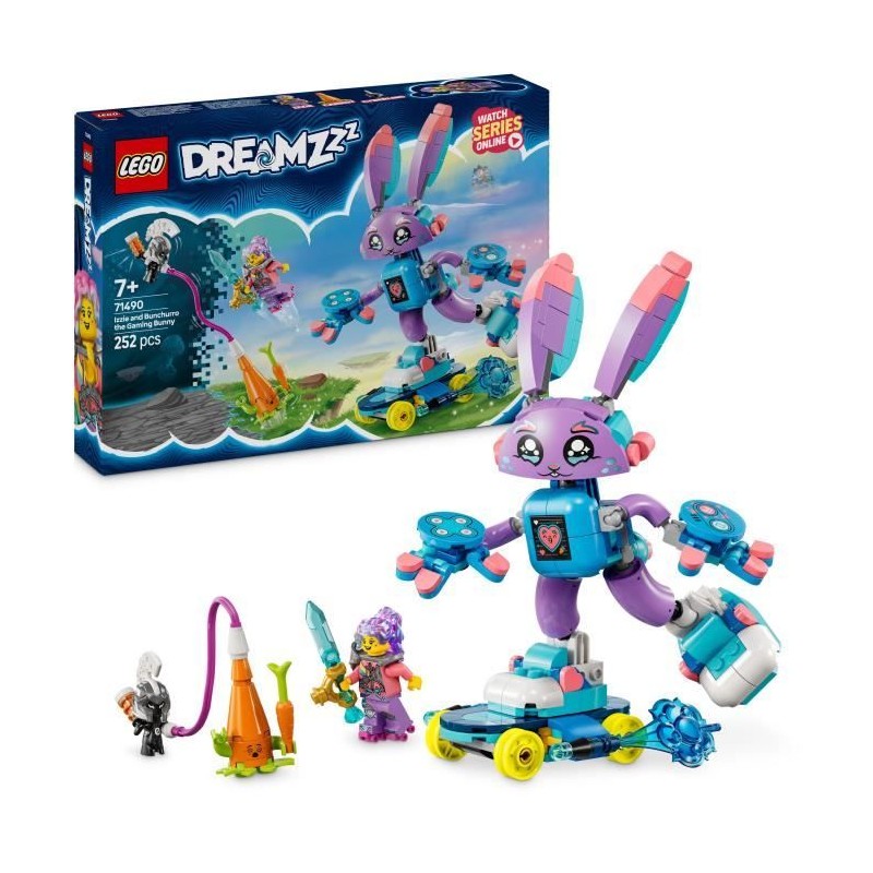 LEGO DREAMZzz 71490 Izzie et Bunchurro le lapin Gamer - Jouet de const LEGO DREAMZzz 71490 Izzie et Bunchurro le lapin Gamer - Jouet de const