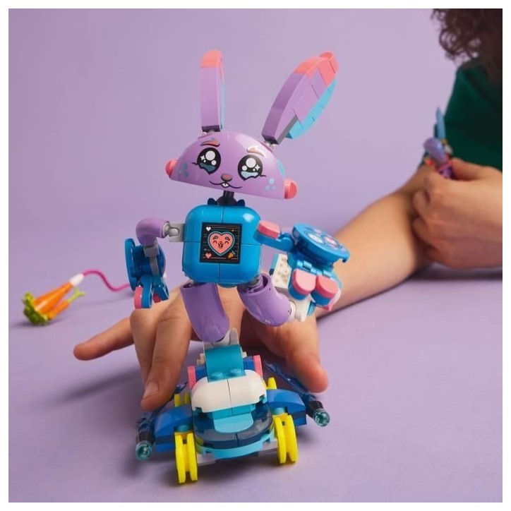 LEGO DREAMZzz 71490 Izzie et Bunchurro le lapin Gamer - Jouet de construction 3-en-1