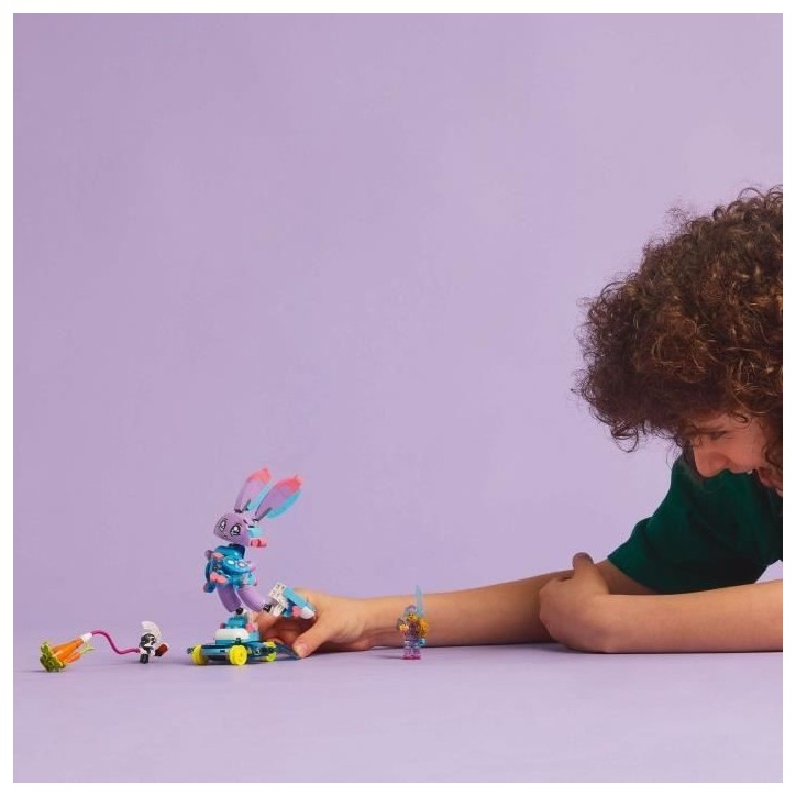 LEGO DREAMZzz 71490 Izzie et Bunchurro le lapin Gamer - Jouet de construction 3-en-1