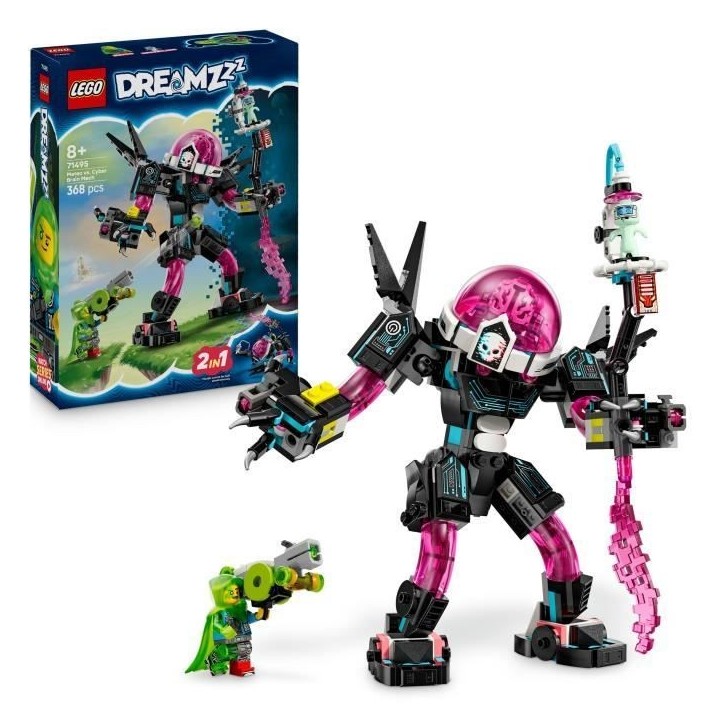 LEGO Dreamzzz 71495 Mateo Contre Le Robot Cyber Cerveau - Jeu De Construction Garçon 8 Ans LEGO Dreamzzz 71495 Mateo Contre Le Robot Cyber Cerveau - Jeu De Construction Garçon 8 Ans