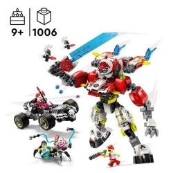 LEGO DREAMZzz 71497 Robot-tigre de Cooper et bolide de Zero - Jouet de