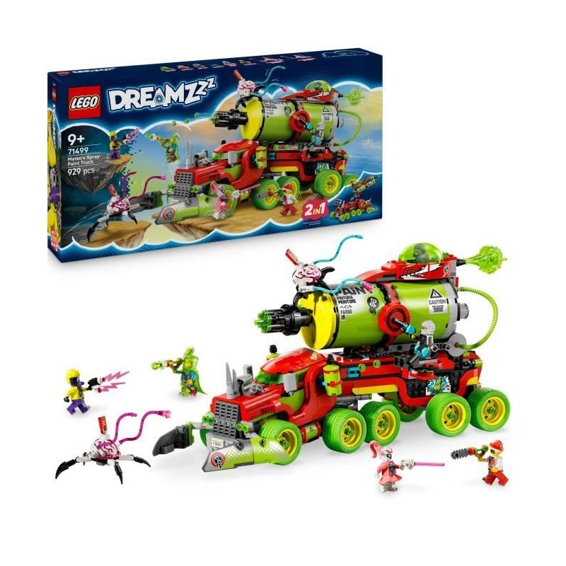 LEGO Dreamzzz 71499 Le Camion Spray De Peinture De Mateo - Jeu De Cons LEGO Dreamzzz 71499 Le Camion Spray De Peinture De Mateo - Jeu De Cons