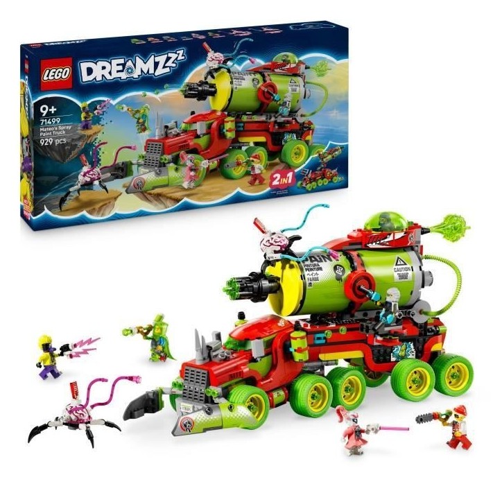 LEGO Dreamzzz 71499 Le Camion Spray De Peinture De Mateo - Jeu De Construction Des 9 Ans