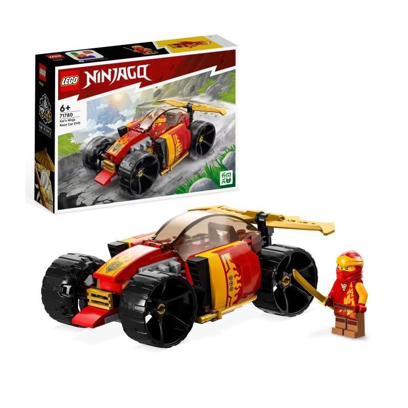 LEGO NINJAGO 71780 La Voiture de Course Ninja de Kai – Évolution, J LEGO NINJAGO 71780 La Voiture de Course Ninja de Kai – Évolution, J