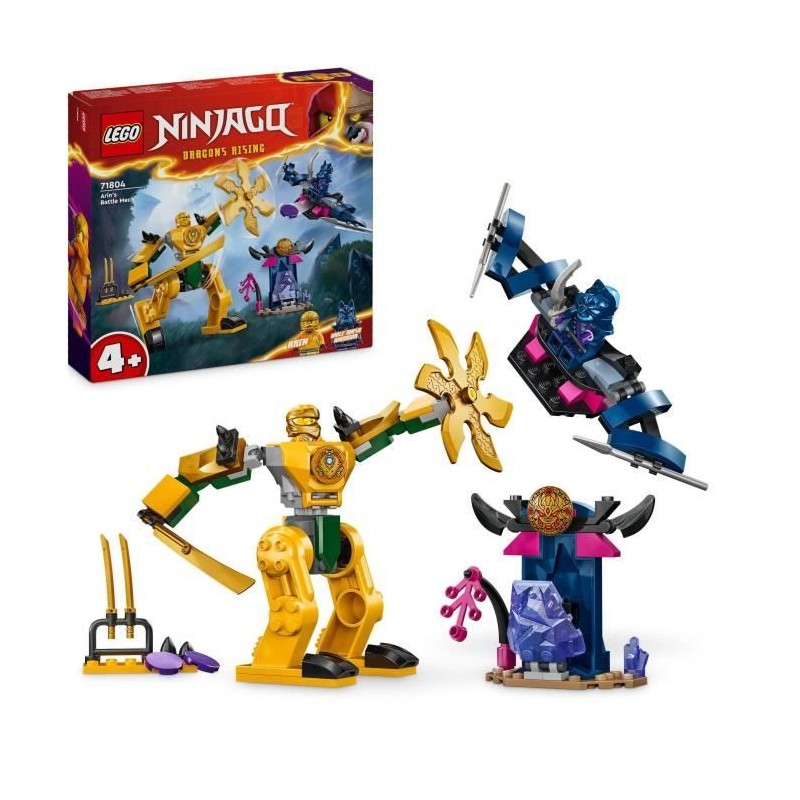 LEGO 71804 NINJAGO Le Robot de Combat d'Arin, Jouet Ninja avec Figurin LEGO 71804 NINJAGO Le Robot de Combat d'Arin, Jouet Ninja avec Figurin