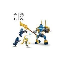 LEGO 71805 NINJAGO Pack de Combat : le Robot de Jay, Jouet de Ninja po