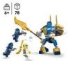LEGO 71805 NINJAGO Pack de Combat : le Robot de Jay, Jouet de Ninja po