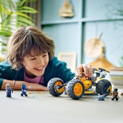 LEGO NINJAGO 71811 Le Buggy Tout-Terrain Ninja d'Arin, Set avec Dragon