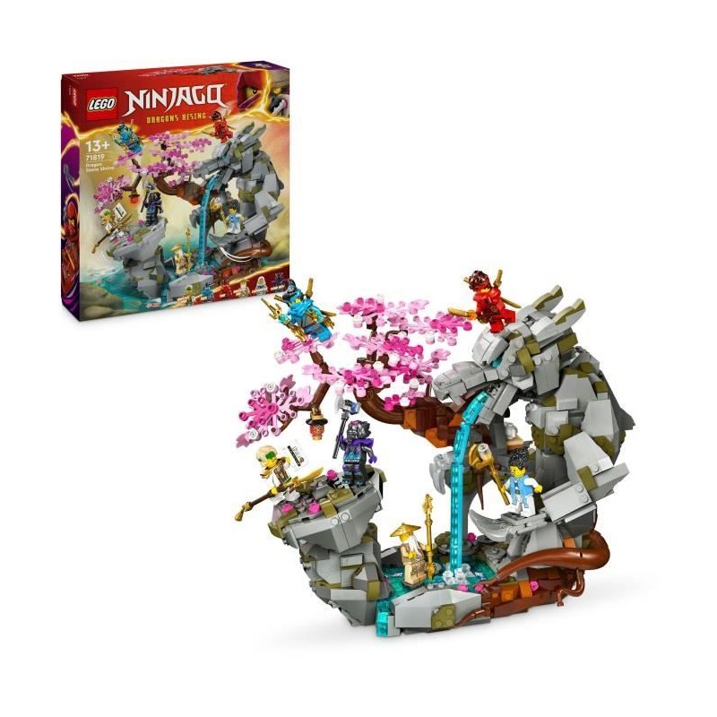 LEGO NINJAGO 71819 Le Sanctuaire de la Roche du Dragon, Jouet de Ninja LEGO NINJAGO 71819 Le Sanctuaire de la Roche du Dragon, Jouet de Ninja