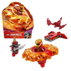 LEGO NINJAGO 71823 La toupie Spinjitzu du dragon de Kai - Jeu de const