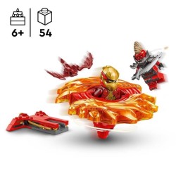 LEGO NINJAGO 71823 La toupie Spinjitzu du dragon de Kai - Jeu de const