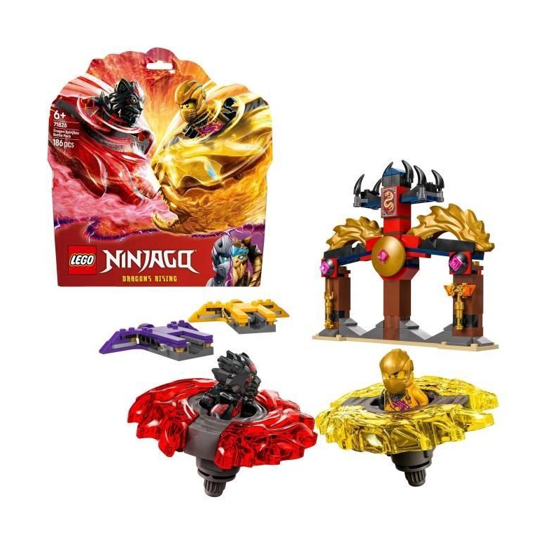 LEGO NINJAGO 71826 Pack de combat Spinjitzu du dragon - Jeu de constru LEGO NINJAGO 71826 Pack de combat Spinjitzu du dragon - Jeu de constru
