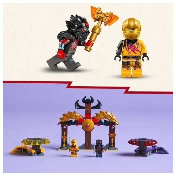 LEGO NINJAGO 71826 Pack de combat Spinjitzu du dragon - Jeu de construction des 6 ans LEGO NINJAGO 71826 Pack de combat Spinjitzu du dragon - Jeu de construction des 6 ans