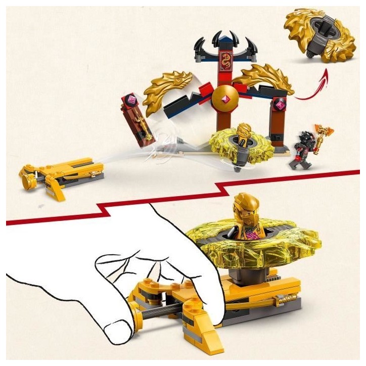 LEGO NINJAGO 71826 Pack de combat Spinjitzu du dragon - Jeu de construction des 6 ans LEGO NINJAGO 71826 Pack de combat Spinjitzu du dragon - Jeu de construction des 6 ans