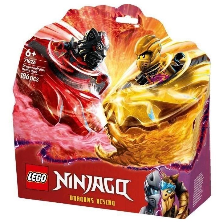 LEGO NINJAGO 71826 Pack de combat Spinjitzu du dragon - Jeu de construction des 6 ans LEGO NINJAGO 71826 Pack de combat Spinjitzu du dragon - Jeu de construction des 6 ans