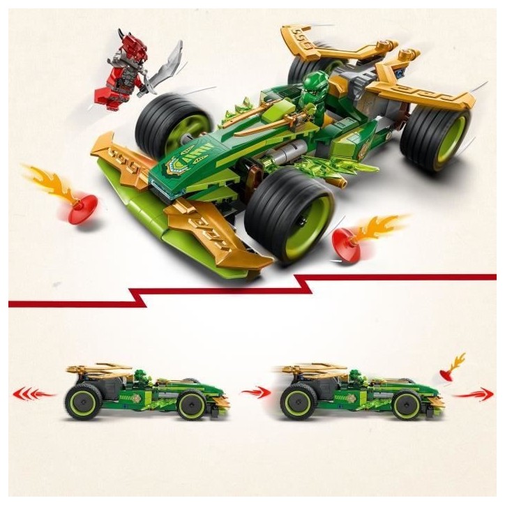 LEGO NINJAGO 71828 La voiture de course a rétrofriction de Lloyd - Jouet de construction LEGO NINJAGO 71828 La voiture de course a rétrofriction de Lloyd - Jouet de construction