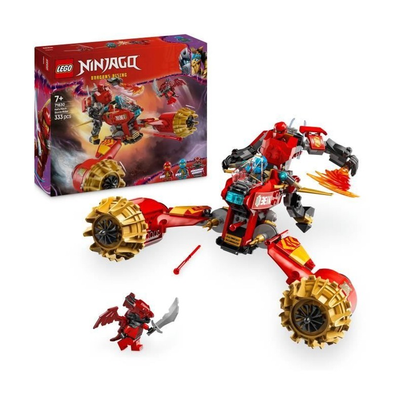 LEGO NINJAGO 71830 La moto tempete du robot de Kai - Jouet de construc LEGO NINJAGO 71830 La moto tempete du robot de Kai - Jouet de construc
