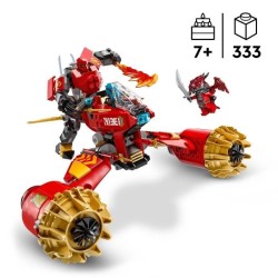 LEGO NINJAGO 71830 La moto tempete du robot de Kai - Jouet de construc