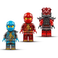 LEGO NINJAGO 71830 La moto tempete du robot de Kai - Jouet de construc