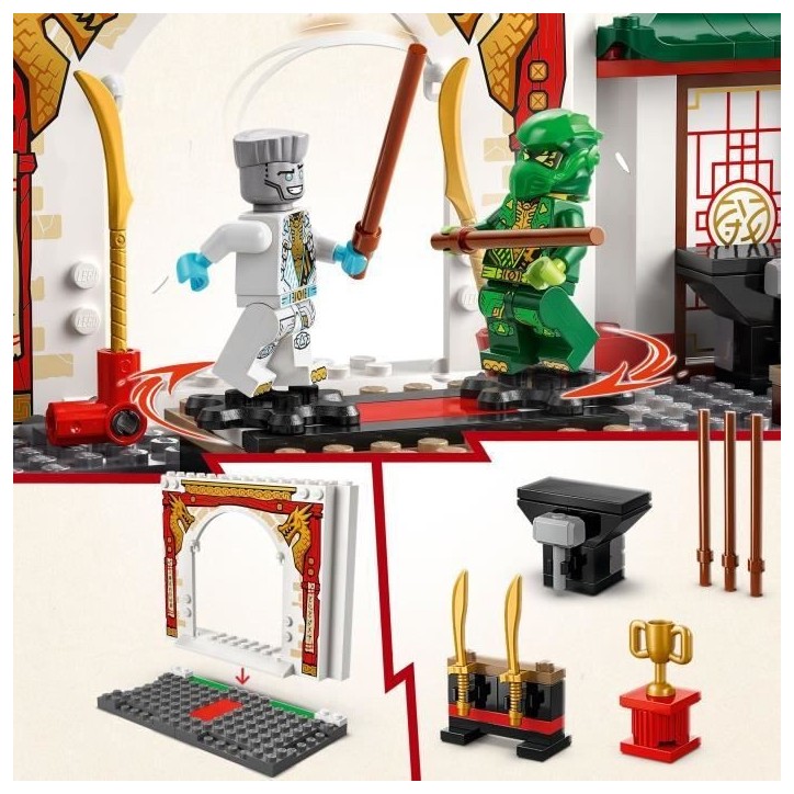 LEGO NINJAGO 71831 Le temple de Spinjitzu des Ninjas - Jouet dragon pour enfants des 4 ans LEGO NINJAGO 71831 Le temple de Spinjitzu des Ninjas - Jouet dragon pour enfants des 4 ans