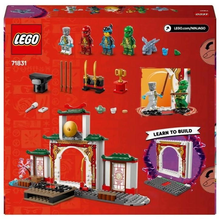 LEGO NINJAGO 71831 Le temple de Spinjitzu des Ninjas - Jouet dragon pour enfants des 4 ans LEGO NINJAGO 71831 Le temple de Spinjitzu des Ninjas - Jouet dragon pour enfants des 4 ans