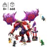 LEGO NINJAGO 71832 Croc-de-tonnerre : le dragon du chaos - Jeu de cons