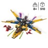LEGO NINJAGO 71833 Le super avion tempete de Ras et Arin - Jeu de cons