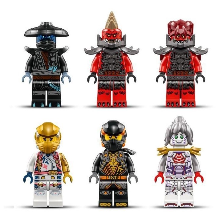 LEGO NINJAGO 71834 Le robot ultra combo de Zane - Jeu de construction 4-en-1 des 9 ans