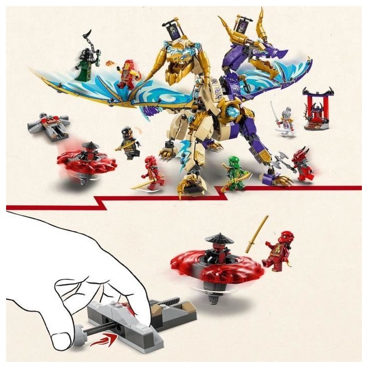 LEGO NINJAGO 71836 Arc : le dragon de la concentration, Jeu pour garçon ou fille des 9 ans LEGO NINJAGO 71836 Arc : le dragon de la concentration, Jeu pour garçon ou fille des 9 ans