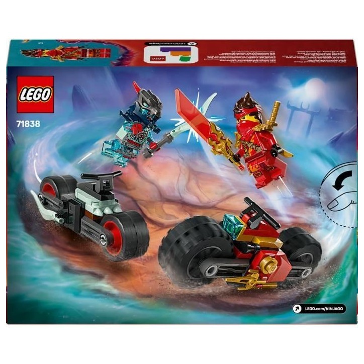 LEGO NINJAGO 71838 Kai Et La Course De Motos - Jeu De Construction Pour Garçon Des 6 Ans LEGO NINJAGO 71838 Kai Et La Course De Motos - Jeu De Construction Pour Garçon Des 6 Ans